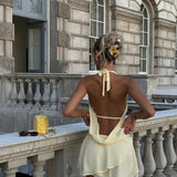 Mirabel - rückenfreies Minikleid mit Neckholder