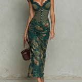 Tannea - Vintage-Spitzen-Maxikleid