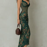 Tannea - Vintage-Spitzen-Maxikleid