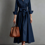 Hanna - Hemdkleid aus Baumwoll-Twill