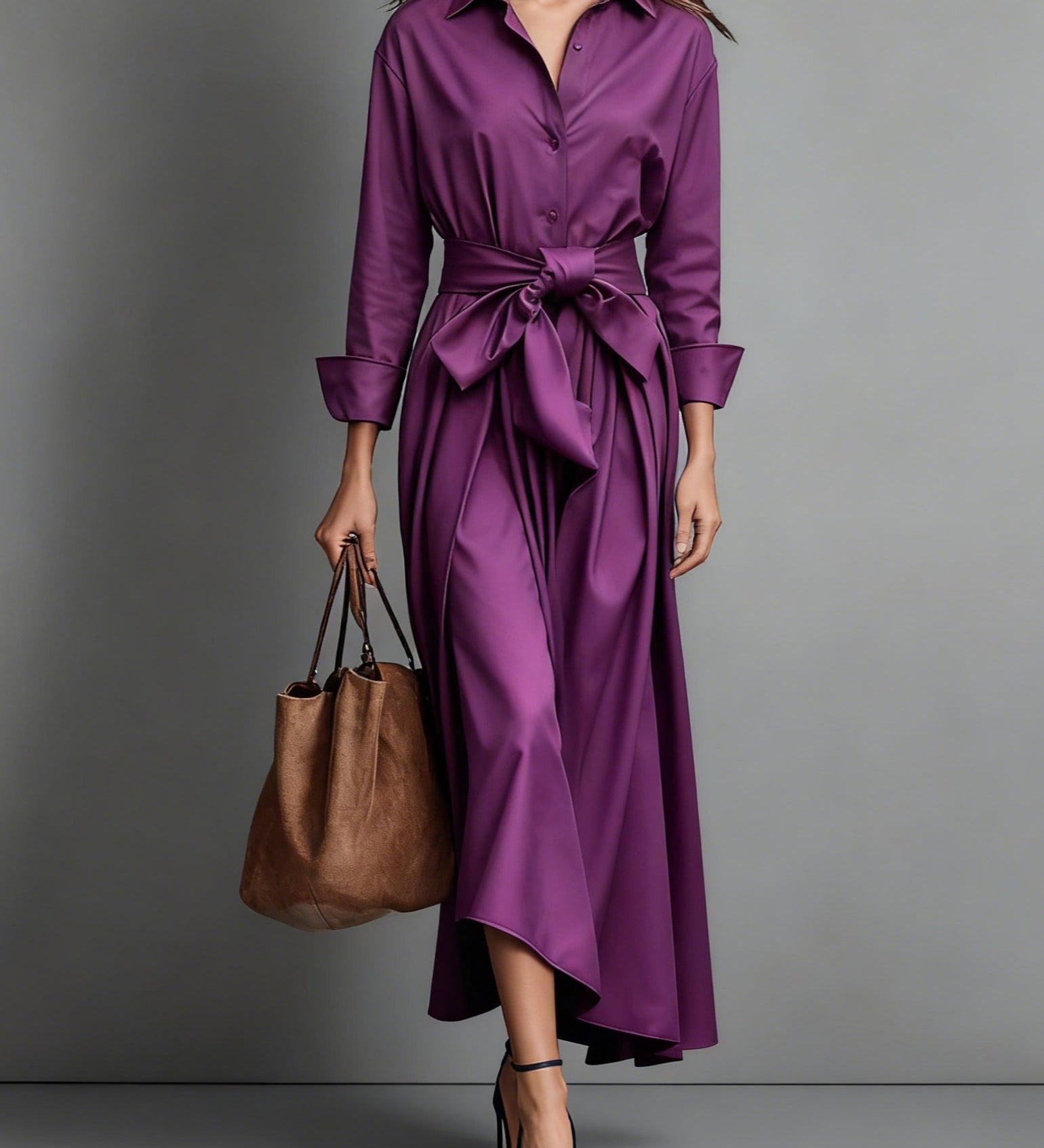 Hanna - Hemdkleid aus Baumwoll-Twill
