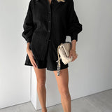Elizabeth - Leichtes Hemd- und Shorts-Ensemble