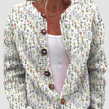 Ursula™ | Cardigan mit zarten Wildblumen