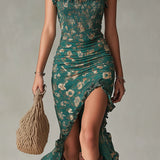 Mika - Boho-Retro-Maxikleid