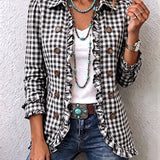 Elke™ | Blazer im Vichy-Karo