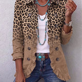 Claudia™ | Leoparden-Blazer mit Karamell-Verlauf
