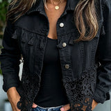 Bettina™ | Kurze Jacke mit Ajour-Saum