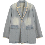 Rita™ | Oversized Blazer im Used-Look