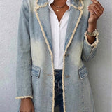 Rita™ | Oversized Blazer im Used-Look