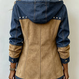 Beate™ | Kapuzenjacke im Patchwork-Look
