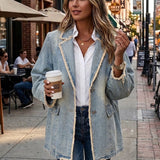 Rita™ | Oversized Blazer im Used-Look