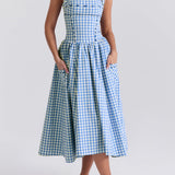 Ariana - ärmelloses Midi-Sonnenkleid