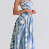 Ariana - ärmelloses Midi-Sonnenkleid